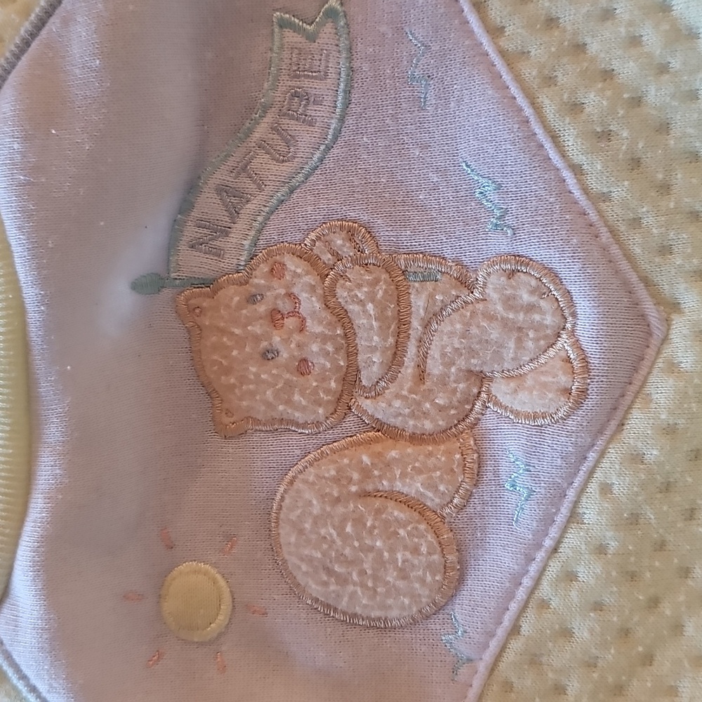 E Childwise Yellow kitten 2 peice pajama set 6-9 months - Picture 2 of 4